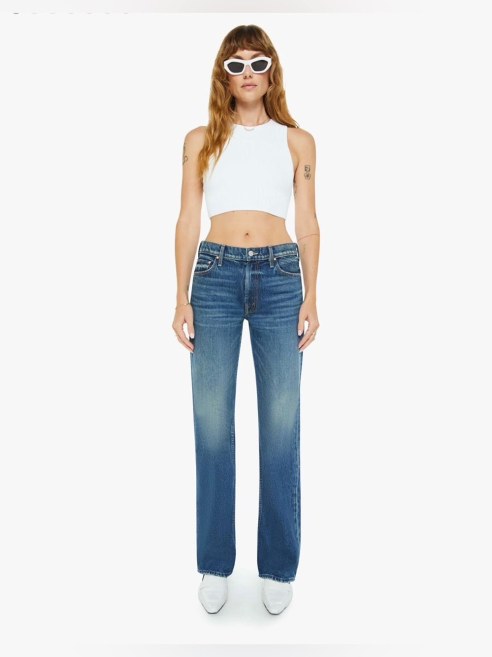 Classic Straight Leg women’s MOTHER jeans in After Midnight wash, size 27, NWT